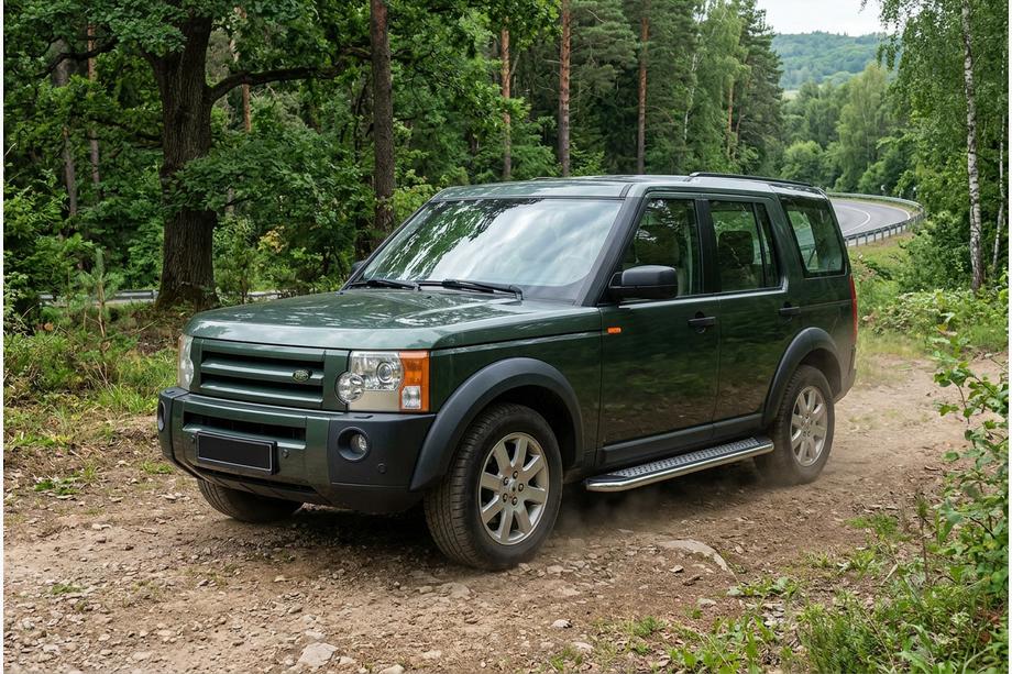 Land Rover Discovery III 2004–2009 Pedane Laterali Maydos V2 (2 pz, Alluminio e Acciaio Inox) Image