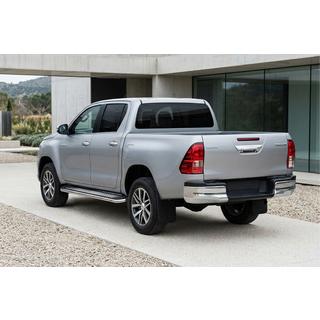 Pedane Laterali Maydos V2 (2 pz, Alluminio e Acciaio Inox) Toyota Hilux 2015- foto 3