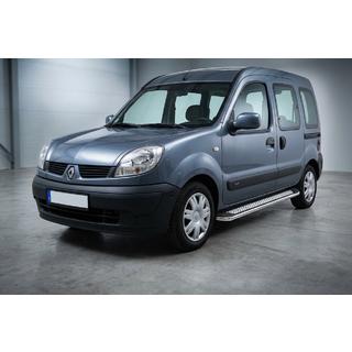 Pedane Laterali Maydos V2 (2 pz, Alluminio e Acciaio Inox) Renault Kangoo 1998-2008 foto 1