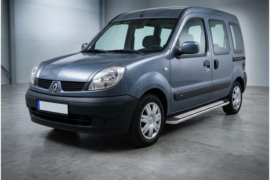 Renault Kangoo 1998-2008 Pedane Laterali Maydos V2 (2 pz, Alluminio e Acciaio Inox) Image