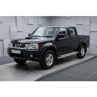Pedane Laterali Maydos V2 (2 pz, Alluminio e Acciaio Inox) Nissan NP300 1999-2015 foto 1
