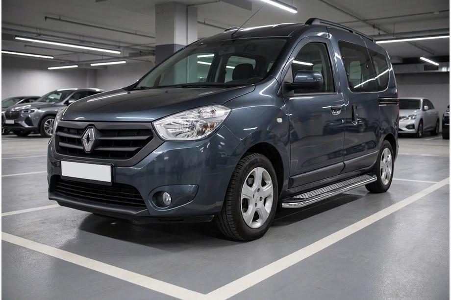 Dacia Dokker 2013-2022 Pedane Laterali Maydos V2 (2 pz, Alluminio e Acciaio Inox) Image