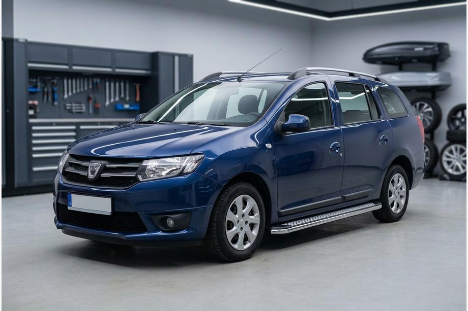Dacia Logan MCV 2013-2020 Pedane Laterali Maydos V2 (2 pz, Alluminio e Acciaio Inox) Foto 1