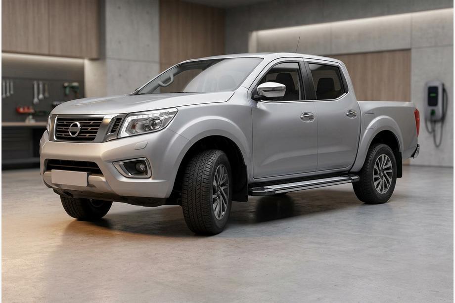 Nissan Navara/NP300 2016- Pedane Laterali Rainbow (2 pz, Alluminio) Image