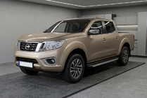 Nissan Navara/NP300 2016- Pedane Laterali Maya V1 (2 pz, Alluminio) foto 1