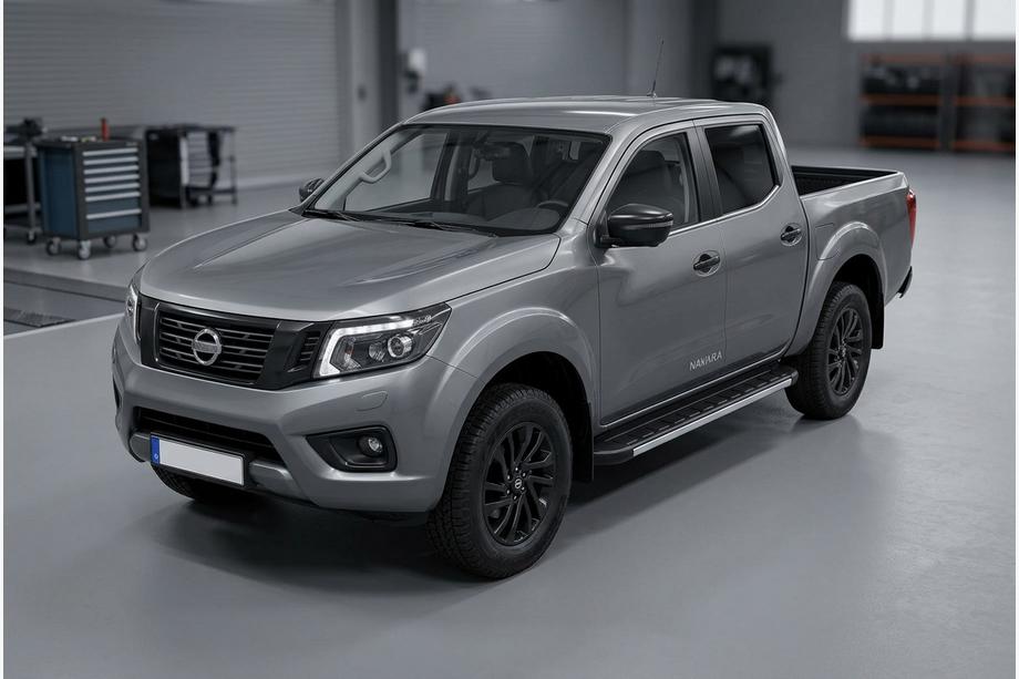 Nissan Navara/NP300 2016- Pedane Laterali Duru (2 pz, Alluminio) Image