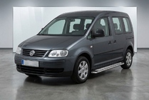 Volkswagen Caddy 2004-2010 Pedane Laterali Maydos V2 (2 pz, Alluminio e Acciaio Inox) foto 1