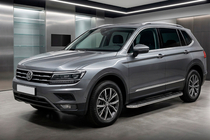 Volkswagen Tiguan 2016-2023 Pedane Laterali Maydos V1 (2 pz, Alluminio) foto 1