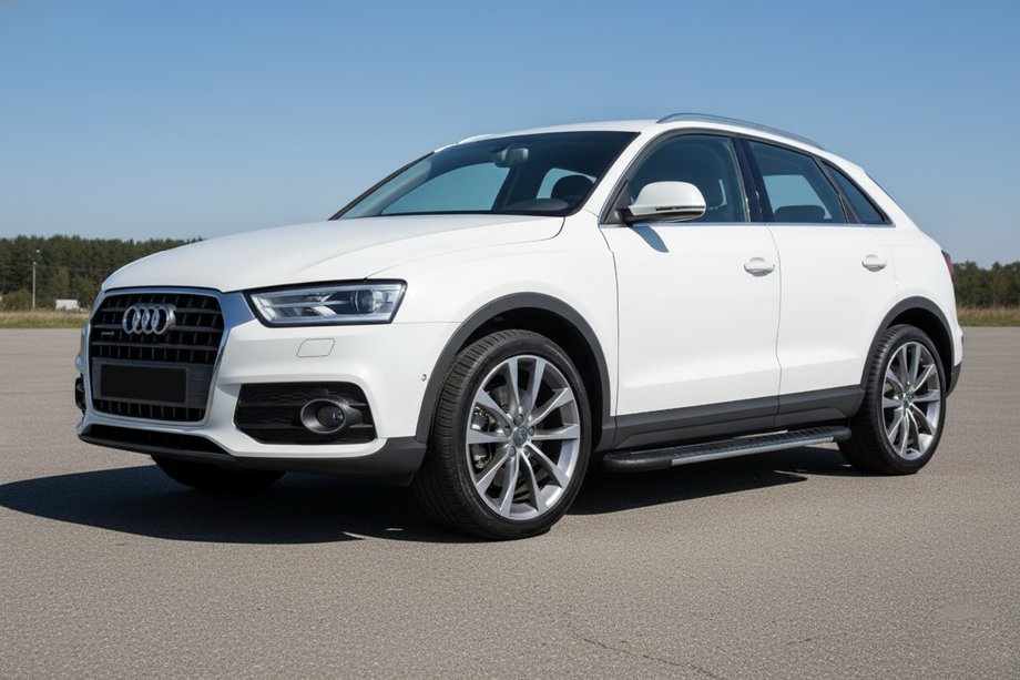 Audi Q3 2011-2019 Pedane Laterali Bosphore Grey (2 pz, Alluminio) Image