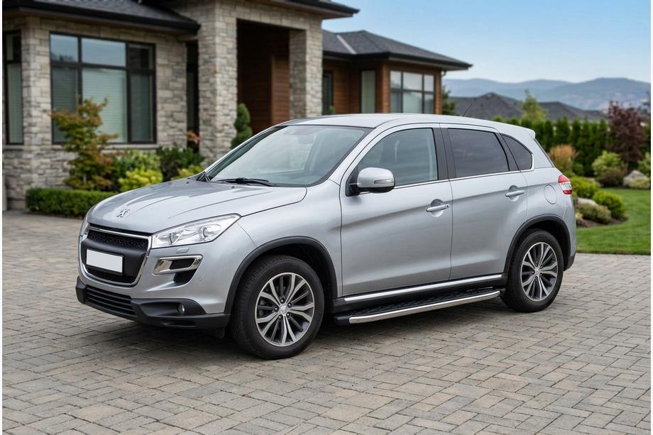 Peugeot 4008 2012-2017 Pedane Laterali BlackLine (2 pz, Alluminio) Image