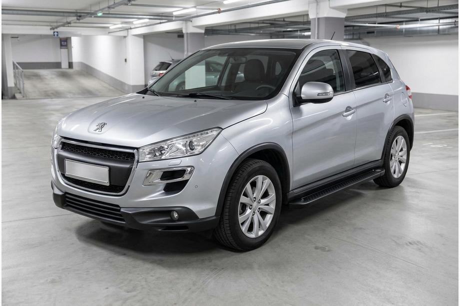 Peugeot 4008 2012-2017 Pedane Laterali Allmond Black (2 pz, Alluminio) Image