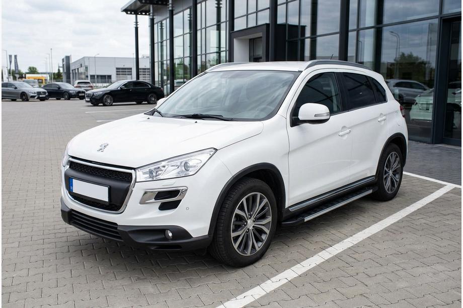 Peugeot 4008 2012-2017 Pedane Laterali RedLine V1 (2 pz, Alluminio) Image