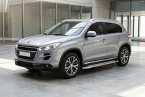 Peugeot 4008 2012-2017 Pedane Laterali Maydos V2 (2 pz, Alluminio e Acciaio Inox) foto 1
