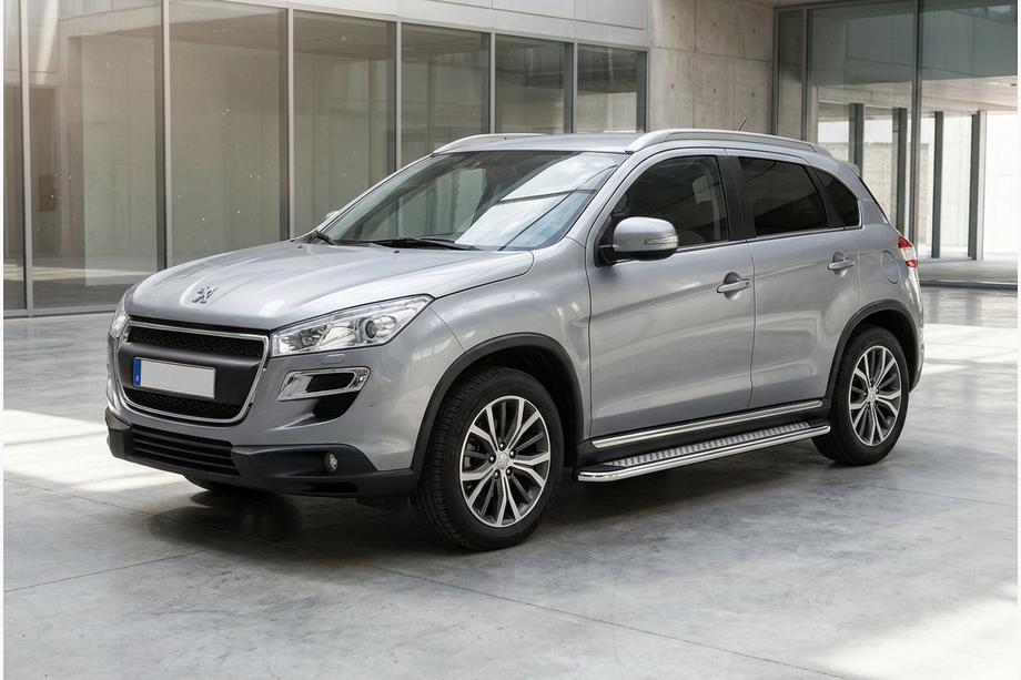 Peugeot 4008 2012-2017 Pedane Laterali Maydos V2 (2 pz, Alluminio e Acciaio Inox) Image