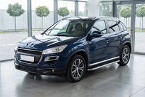 Peugeot 4008 2012-2017 Pedane Laterali Maydos V1 (2 pz, Alluminio e Acciaio Inox) foto 1