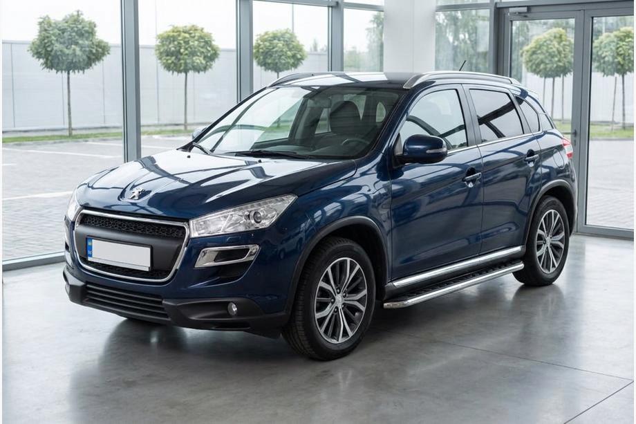 Peugeot 4008 2012-2017 Pedane Laterali Maydos V1 (2 pz, Alluminio e Acciaio Inox) Image