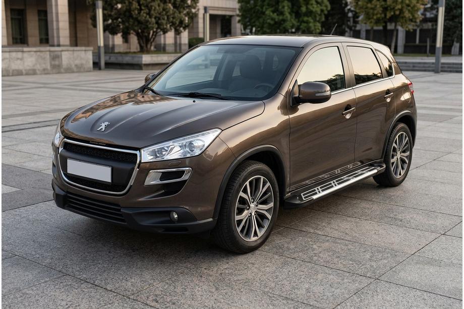 Peugeot 4008 2012-2017 Pedane Laterali Sunrise (2 pz, Alluminio) Image
