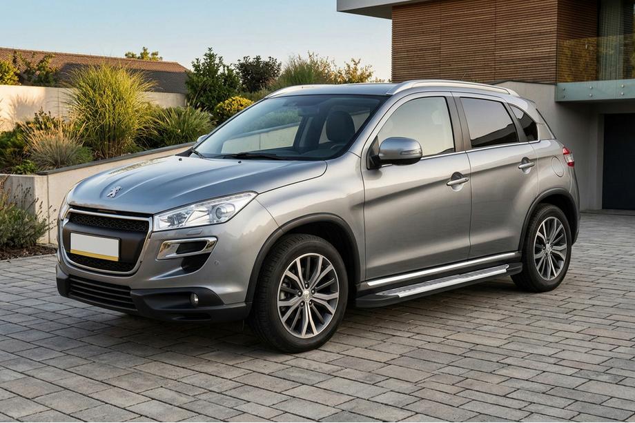 Peugeot 4008 2012-2017 Pedane Laterali Line (2 pz, Alluminio) Image