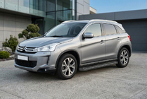 Citroen C-4 Aircross 2012-2017 Pedane Laterali Allmond Black (2 pz, Alluminio) foto 1