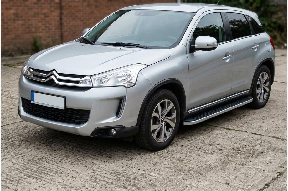 Citroen C-4 Aircross 2012-2017 Pedane Laterali Tayga (2 pz, Alluminio) Image