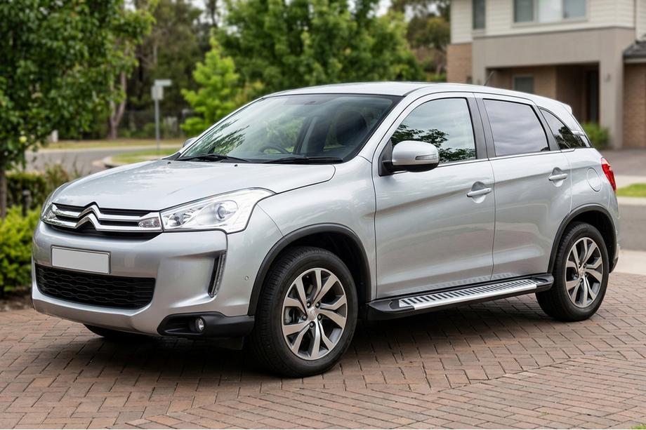 Citroen C-4 Aircross 2012-2017 Pedane Laterali Line (2 pz, Alluminio) Image