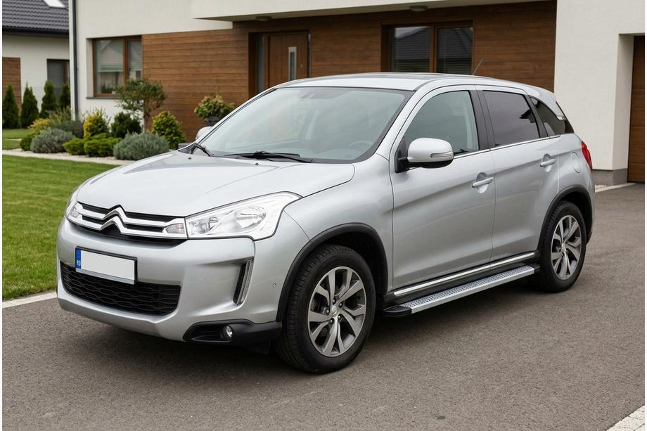 Citroen C-4 Aircross 2012-2017 Pedane Laterali Maya V2 (2 pz, Alluminio) Foto 1