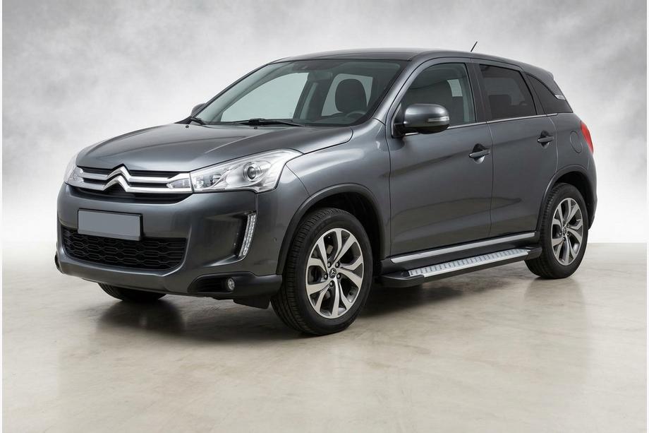 Citroen C-4 Aircross 2012-2017 Pedane Laterali Tipo X5 (2 pz, Alluminio) Image