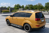 Peugeot 4007 2007-2013 Pedane Laterali Sunrise (2 pz, Alluminio) foto 1