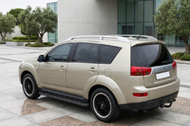 Peugeot 4007 2007-2013 Pedane Laterali Bosphorus Black (2 pz, Alluminio) foto 1