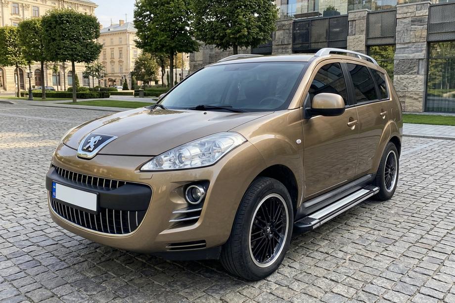 Peugeot 4007 2007-2013 Pedane Laterali Rainbow (2 pz, alluminio) Image