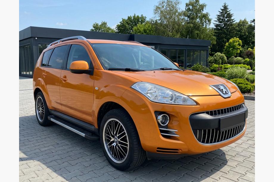 Peugeot 4007 2007-2013 Pedane Laterali RedLine V1 (2 pz, Alluminio) Image