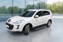 Peugeot 4007 2007-2013 Pedane Laterali Duru (2 pz, Alluminio) foto 1