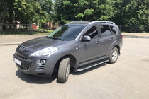 Peugeot 4007 2007-2013 Pedane Laterali Tayga (2 pz, Alluminio) foto 1