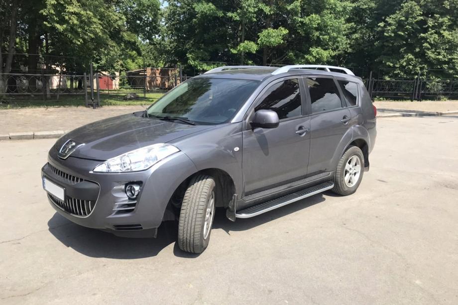 Peugeot 4007 2007-2013 Pedane Laterali Tayga (2 pz, Alluminio) Image