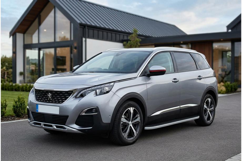 Peugeot 5008 2016-2023 Pedane Laterali Tayga Grey (2 pz, Alluminio) Image