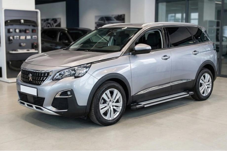 Peugeot 5008 2016-2023 Pedane Laterali Rainbow (2 pz, Alluminio) Image