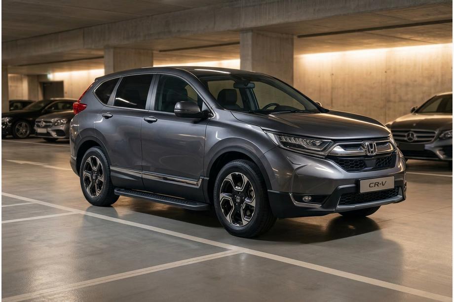 Honda CRV 2017-2022 Pedane Laterali Allmond Black (2 pz, Alluminio) Image
