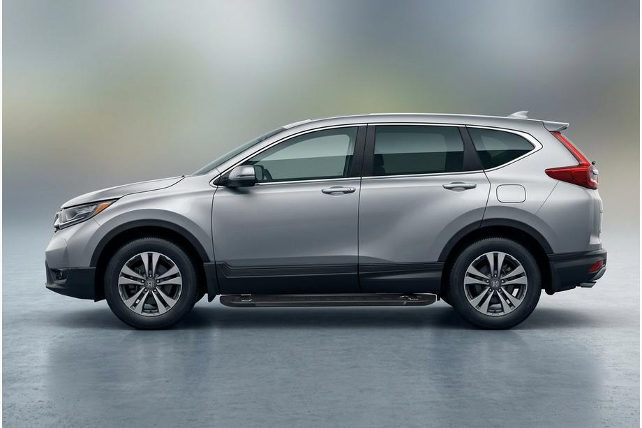 Honda CRV 2017-2022 Pedane Laterali RedLine Black (2 pz, Alluminio) Image