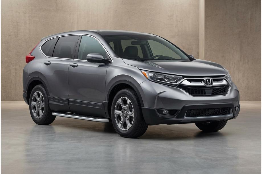 Honda CRV 2017-2022 Pedane Laterali Tayga Grey (2 pz, Alluminio) Image
