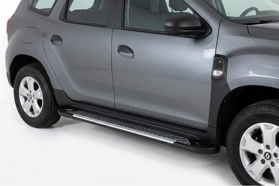 Renault Duster 2018-2024 Pedane Laterali Line (2 pz, Alluminio) Image