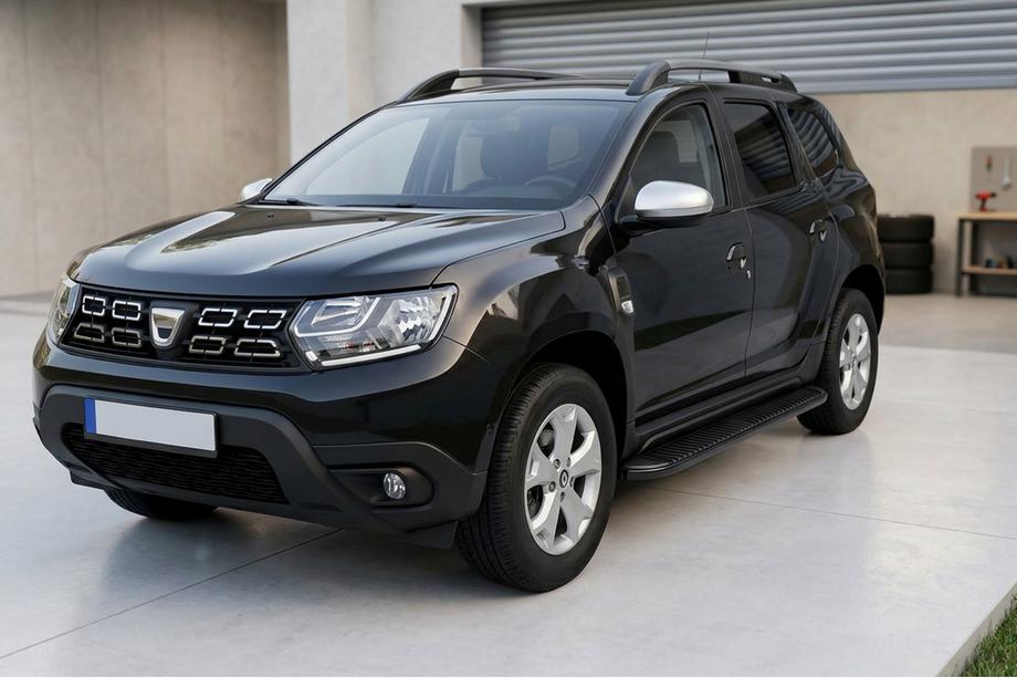Renault Duster 2018-2024 Pedane Laterali Tayga Black (2 pz, Alluminio) Image