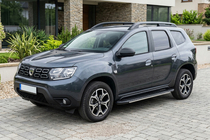 Renault Duster 2018-2024 Pedane Laterali Bosphore Grey (2 pz, Alluminio) foto 1