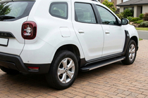 Renault Duster 2018-2024 Pedane Laterali Maya V1 (2 pz, Alluminio) foto 1