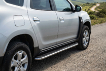 Renault Duster 2018-2024 Pedane Laterali Maydos V1 (2 pz, Alluminio) foto 1