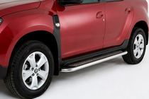 Renault Duster 2018-2024 Pedane Laterali Maydos V2 (2 pz, Alluminio) foto 1