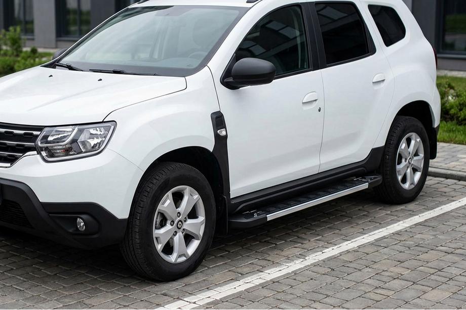 Dacia Duster 2018-2024 Pedane Laterali RedLine V1 (2 pz, Alluminio) Image