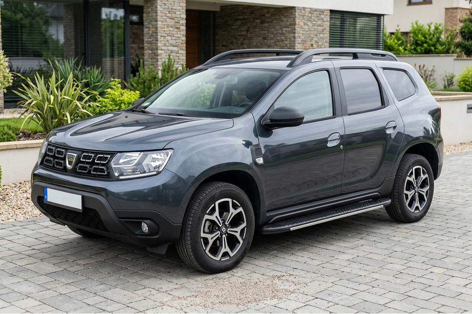 Dacia Duster 2018-2024 Pedane Laterali Bosphore Grey (2 pz, Alluminio) Image