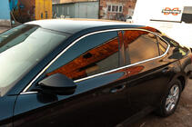 Skoda Superb 2015-2024 Cornice completa finestrini in acciaio inox foto 3
