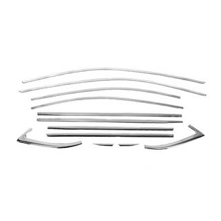 Cornice completa finestrini in acciaio inox foto 4