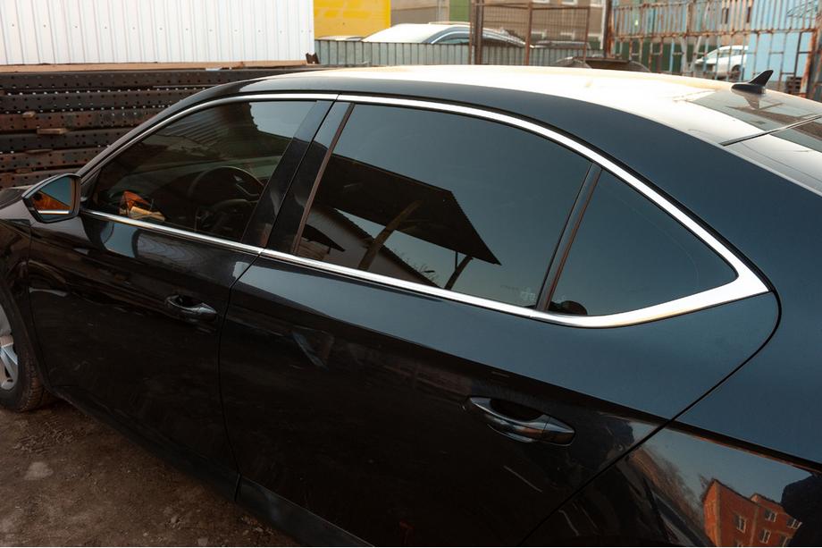 Skoda Superb 2015-2024 Cornice completa finestrini in acciaio inox Image